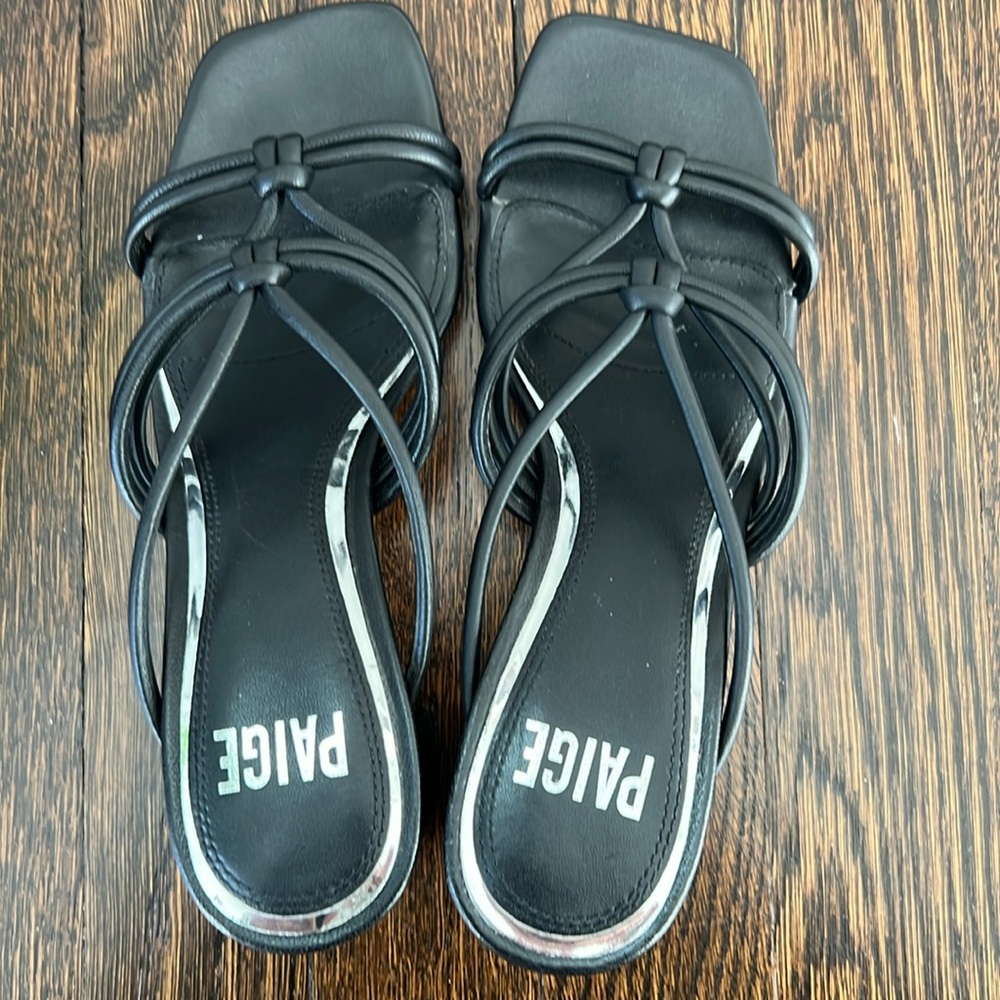 Paige strappy sandals, size 6